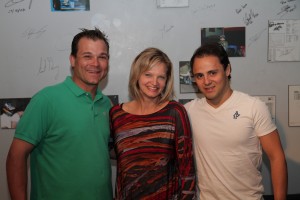 Felipe Massa socializing at Kart-O-Mania